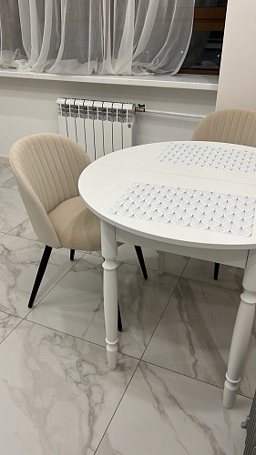 Стул на металлокаркасе Gabi green / black / silver фото покупателя 18