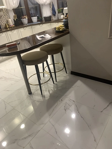 Барный стул Plato white fabric фото покупателя 11