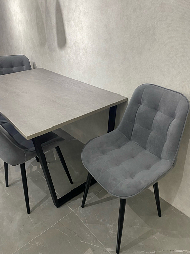 Деревянный стол Лота Лофт 120x75 дуб крафт табачный / черный матовый фото покупателя 67