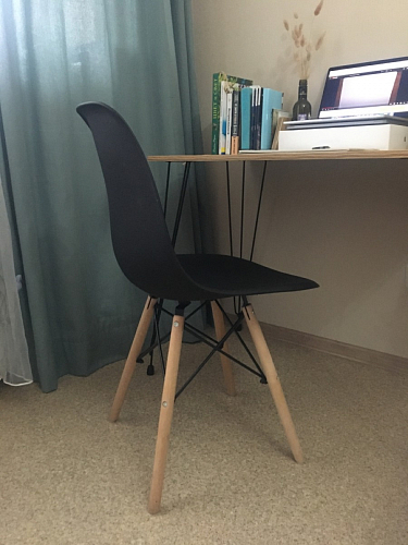 Пластиковый стул Eames PC-015 серый фото покупателя 230