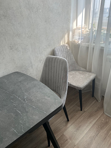 Стул на металлокаркасе Kora black / gray фото покупателя 387