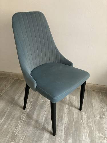 Стул на металлокаркасе Kora light blue / white фото покупателя 491