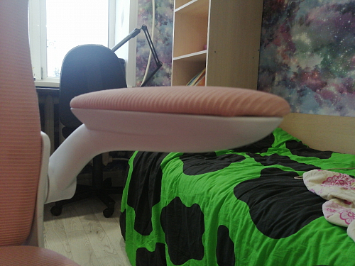 Компьютерное кресло Konfi gray / blue / white фото покупателя 11