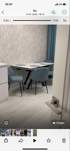 Керамический стол Вилли 140(200)х80х75 черный мрамор shakespeare black / черный фото покупателя 5