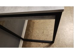 Письменный стол Леон Лофт дуб делано темный / черный матовый фото покупателя 93