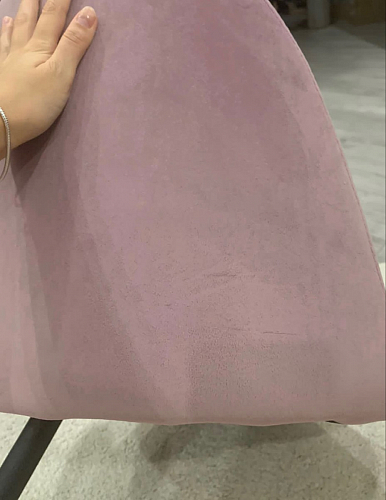 Стул на металлокаркасе Gabi 1 light purple / black фото покупателя 172