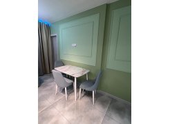 Стул на металлокаркасе Kora green / black фото покупателя 308