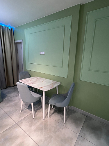 Стул на металлокаркасе Kora green / black фото покупателя 308