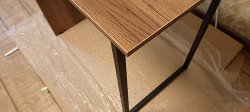 Письменный стол Челси Лофт дуб вотан / черный матовый фото покупателя 8