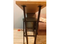 Барный стул Лофт кожзам d1 / черный матовый фото покупателя 58