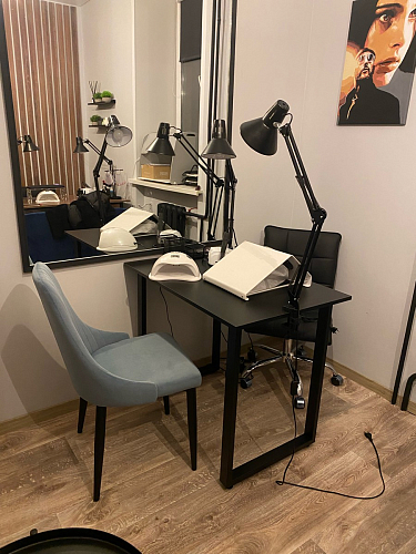 Стул на металлокаркасе Kora green / black фото покупателя 128