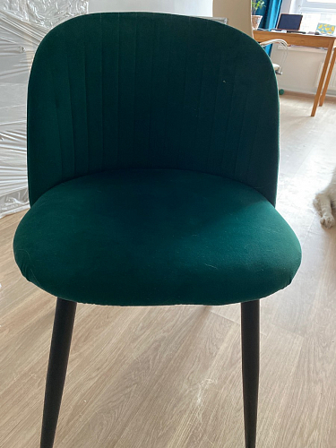 Стул на металлокаркасе Gabi gray / black фото покупателя 592