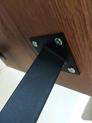 Стол Тринити Лофт 120 25 мм черный матовый / юта фото покупателя 85