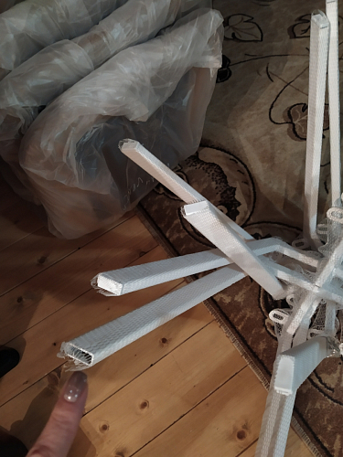 Стул на металлокаркасе Чилли К светло-серый велюр / черный каркас фото покупателя 552