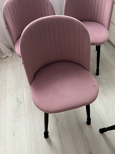 Стул на металлокаркасе Gabi wine red / black фото покупателя 199