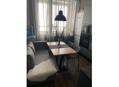 Стол на тумбе Мичиган Лофт 110х70 25 мм дуб вотан / черный матовый фото покупателя 8