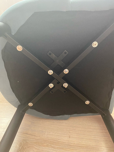 Стул на металлокаркасе Kora black / gray фото покупателя 180