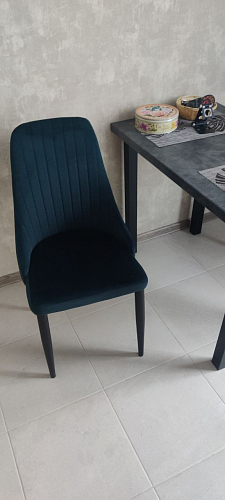 Стул на металлокаркасе Kora black / gray фото покупателя 480