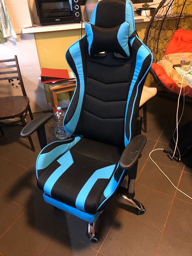 Компьютерное кресло Kano 1 light blue / black фото покупателя 43