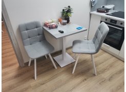 Стул на металлокаркасе Чилли розовый / черный каркас фото покупателя 562