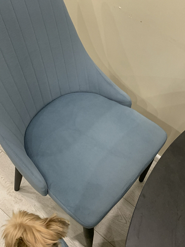 Стул на металлокаркасе Kora dark gray / black фото покупателя 481