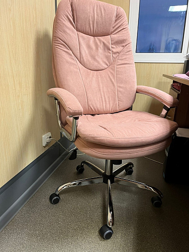 Компьютерное кресло Softy Lux розовое фото покупателя 36