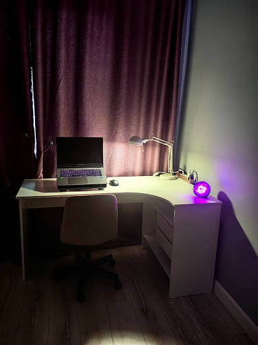 Письменный стол СПм-25 левый дуб сонома фото покупателя 72