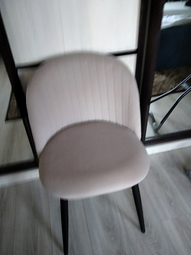 Стул на металлокаркасе Gabi latte / gold / black фото покупателя 437