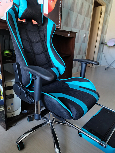 Компьютерное кресло Kano 1 light blue / black фото покупателя 25