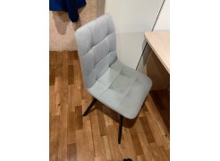 Стул на металлокаркасе Чилли светло-серый / черный фото покупателя 97