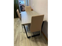 Стол Лота Лофт 140 25 мм черный матовый / бетон фото покупателя 578