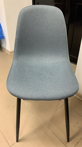 Стул на металлокаркасе Lilu dark grey / black фото покупателя 53