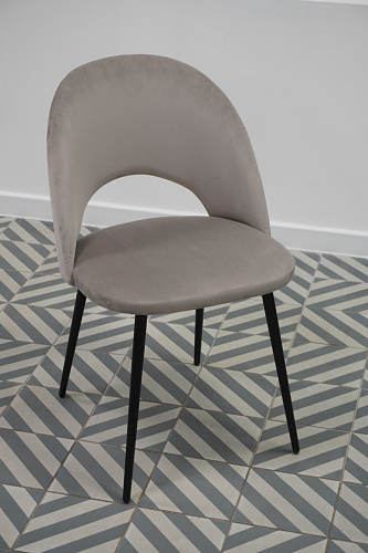 Стул на металлокаркасе Ирре светло-коричневый / черный глянец из шоурума 2