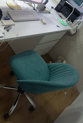 Компьютерное кресло Melody/Мелоди молочное фото покупателя 145