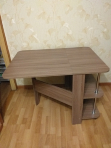 Стол-книжка с полками венге фото покупателя 1