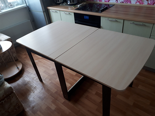 Стол книжка СтК4 дуб сонома / белый фото покупателя 25