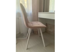 Стул на металлокаркасе Чилли розовый / черный каркас фото покупателя 598