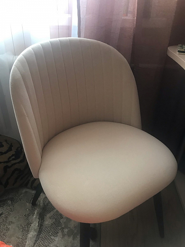 Стул на металлокаркасе Gabi green / black / silver фото покупателя 171