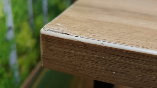 Стол Лота Лофт 140 25 мм черный матовый / бетон фото покупателя 20