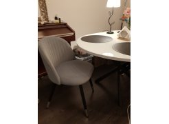 Стул на металлокаркасе Gabi 1 gray / black фото покупателя 46