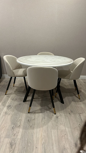 Стул на металлокаркасе Gabi gray / black фото покупателя 754