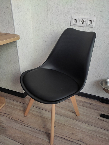 Деревянный стул Bonuss dark gray / black фото покупателя 115