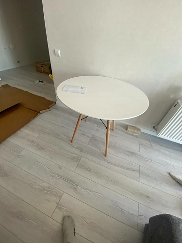 Стол Table 80 white / wood фото покупателя 15