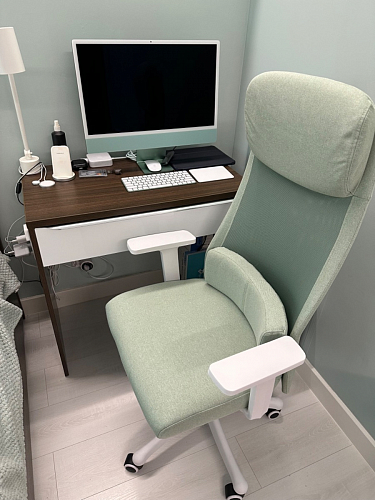 Компьютерное кресло Salta gray / white фото покупателя 12