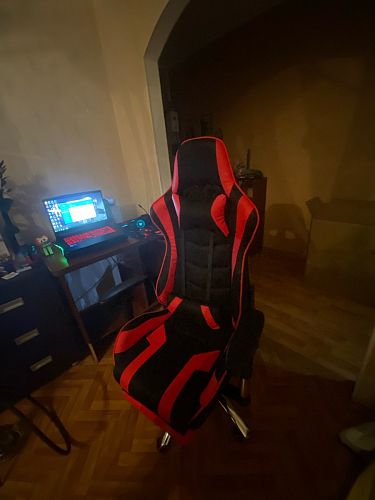 Компьютерное кресло Kano черное / красное фото покупателя 61