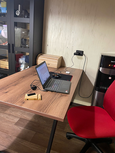 Стол раскладной Лота Лофт 120 25 мм юта / черный матовый фото покупателя 214