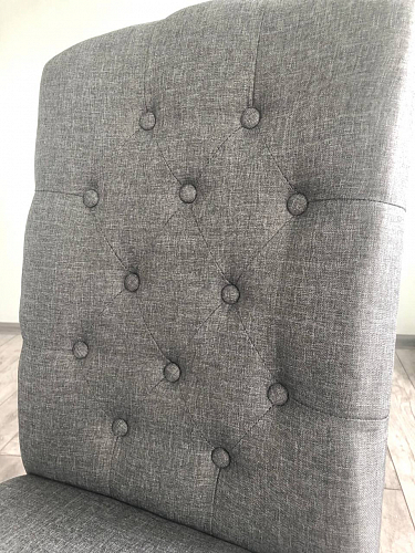 Стул Menson white / fabric pebble фото покупателя 4