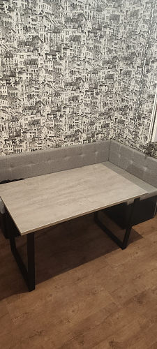 Деревянный стол Лота Лофт 120x75 дуб крафт табачный / черный матовый фото покупателя 580