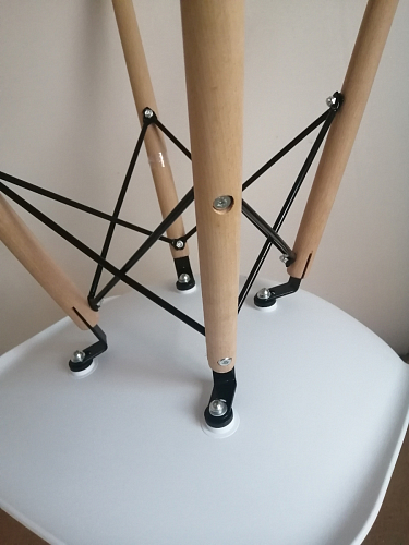 Пластиковый стул Eames PC-015 желтый фото покупателя 335