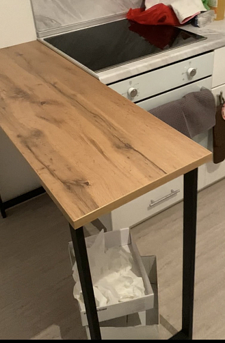 Барная стойка Дилан Лофт 120х60х110 бетон фото покупателя 209